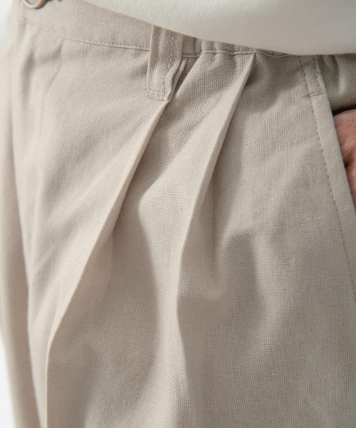 ITEMS URBANRESEARCH(アイテムズ アーバンリサーチ)の「吸水速乾×接触冷感リネン混パンツ(その他パンツ・メンズ・ブラウン/ベージュ/ブラック・MEDIUM/LARGE)」の20枚目の写真