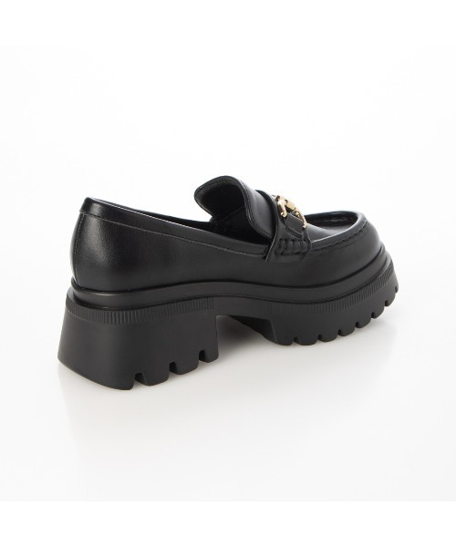 EVOL（イーボル）の「【EVOL】軽量厚底ビットローファー IV5253（ローファー・レディース・アイボリー/ブラック・M/S/L）」の5枚目の写真