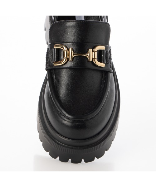 EVOL（イーボル）の「【EVOL】軽量厚底ビットローファー IV5253（ローファー・レディース・アイボリー/ブラック・M/S/L）」の7枚目の写真