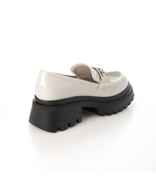 EVOL（イーボル）の「【EVOL】軽量厚底ビットローファー IV5253（ローファー・レディース・アイボリー/ブラック・M/S/L）」の10枚目の写真