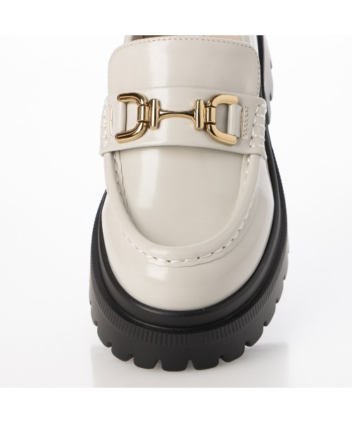 EVOL（イーボル）の「【EVOL】軽量厚底ビットローファー IV5253（ローファー・レディース・アイボリー/ブラック・M/S/L）」の12枚目の写真