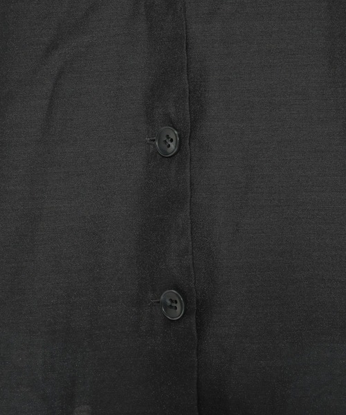 LOWRYS FARM（ローリーズファーム）の「シアーショートシャツＳＳ＊　963475（シャツ/ブラウス・レディース・パープル/ブラック/アイボリー・FREE）」の20枚目の写真