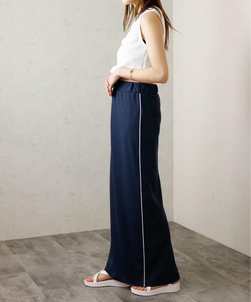 Per sist ence(パーシエンス)の「Per sist ence/パーシエンス ジャージーストレートスカート(スカート・レディース・ネイビー/グレー/ブラック/チャコールグレー/ブルー・FREE)」の18枚目の写真