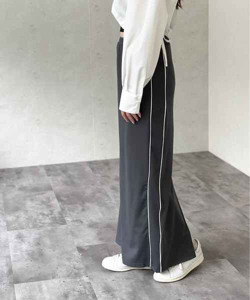 Per sist ence(パーシエンス)の「Per sist ence/パーシエンス ジャージーストレートスカート(スカート・レディース・ネイビー/グレー/ブラック/チャコールグレー/ブルー・FREE)」の21枚目の写真