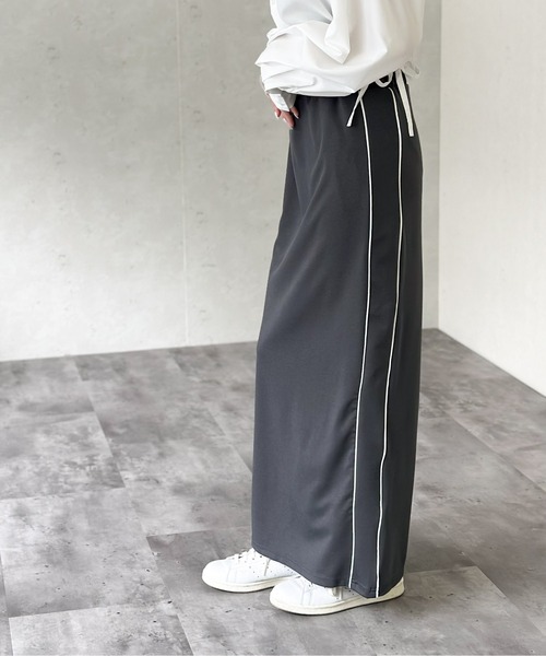 Per sist ence(パーシエンス)の「Per sist ence/パーシエンス ジャージーストレートスカート(スカート・レディース・ネイビー/グレー/ブラック/チャコールグレー/ブルー・FREE)」の22枚目の写真