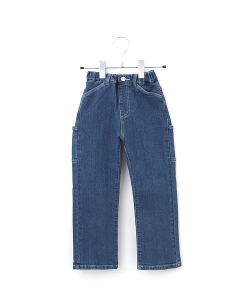 MAKE YOUR DAY（メイクユアデイ）の「ワイドシルエットデニムパンツ■80～140cm（デニムパンツ・キッズ・ブルー/ブルー系その他/ネイビー・100/110/120/130/80/140/90）」の2枚目の写真