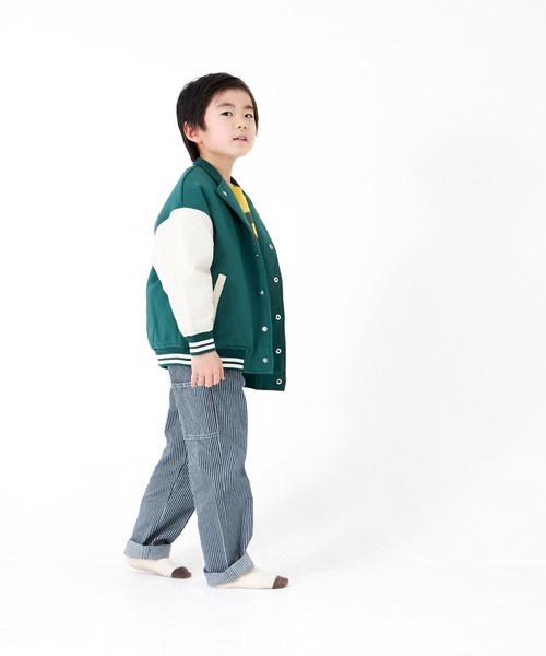 MAKE YOUR DAY（メイクユアデイ）の「ワイドシルエットデニムパンツ■80～140cm（デニムパンツ・キッズ・ブルー/ブルー系その他/ネイビー・100/110/120/130/80/140/90）」の9枚目の写真