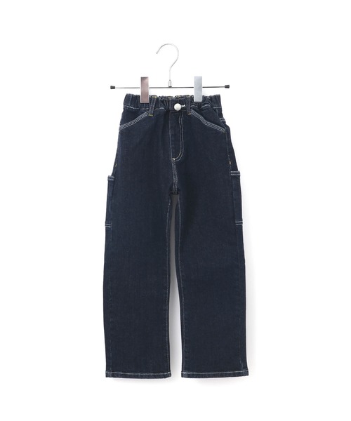 MAKE YOUR DAY（メイクユアデイ）の「ワイドシルエットデニムパンツ■80～140cm（デニムパンツ・キッズ・ブルー/ブルー系その他/ネイビー・100/110/120/130/80/140/90）」の12枚目の写真