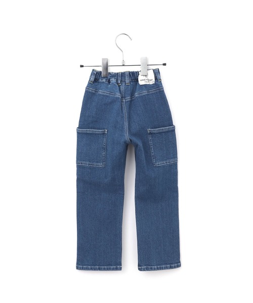 MAKE YOUR DAY（メイクユアデイ）の「ワイドシルエットデニムパンツ■80～140cm（デニムパンツ・キッズ・ブルー/ブルー系その他/ネイビー・100/110/120/130/80/140/90）」の14枚目の写真