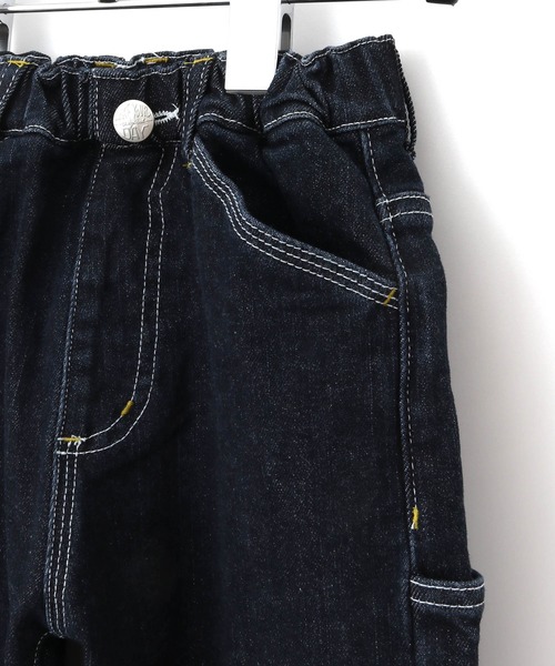 MAKE YOUR DAY（メイクユアデイ）の「ワイドシルエットデニムパンツ■80～140cm（デニムパンツ・キッズ・ブルー/ブルー系その他/ネイビー・100/110/120/130/80/140/90）」の18枚目の写真