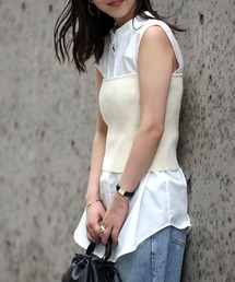 Bonjour Sagan | リブビスチェ(チューブトップ)