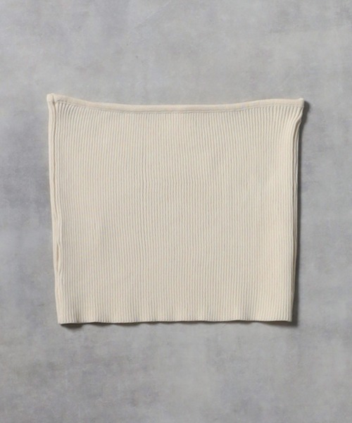 Bonjour Sagan（ボンジュールサガン）の「リブビスチェ（チューブトップ・レディース・チャコールグレー/アイボリー・FREE）」の13枚目の写真