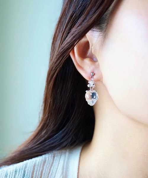 CERCA（チェルカ）の「jolie minette/小さな フルーツ シルバー ピアス（ピアス（両耳用）・レディース・ブラック/クリア/ブラウン/ベージュ・FREE）」の11枚目の写真