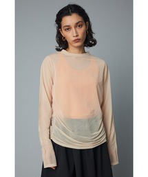 HeRIN.CYE | Sheer mellow top (シアーメロートップス)(Tシャツ/カットソー)