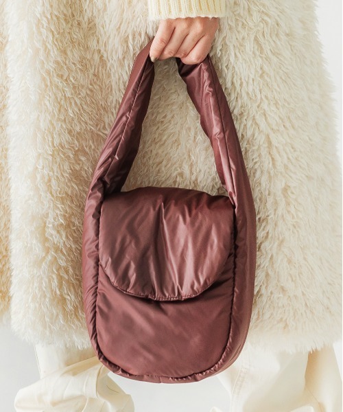 CONTROL FREAK（コントロールフリーク）の「CONTROL FREAK / CTFK（コントロールフリーク/シーティーエフケー）クッションミニバッグ（ハンドバッグ・レディース・オレンジ/グリーン/アイボリー/ボルドー・FREE）」の5枚目の写真