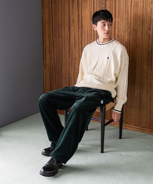 POLO BCS(ポロ ビーシーエス)の「【POLO BCS(ポロ・ビーシーエス)】コラボニットプルオーバー(ニット/セーター・メンズ・オフホワイト/ネイビー・LARGE/MEDIUM)」の7枚目の写真
