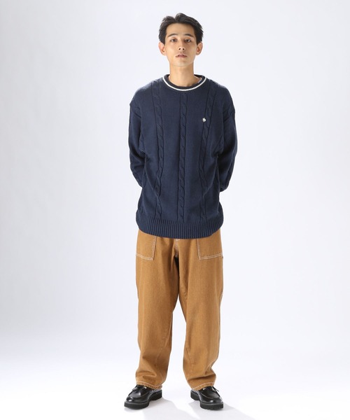 POLO BCS(ポロ ビーシーエス)の「【POLO BCS(ポロ・ビーシーエス)】コラボニットプルオーバー(ニット/セーター・メンズ・オフホワイト/ネイビー・LARGE/MEDIUM)」の16枚目の写真