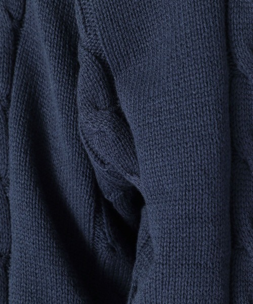 POLO BCS(ポロ ビーシーエス)の「【POLO BCS(ポロ・ビーシーエス)】コラボニットプルオーバー(ニット/セーター・メンズ・オフホワイト/ネイビー・LARGE/MEDIUM)」の3枚目の写真