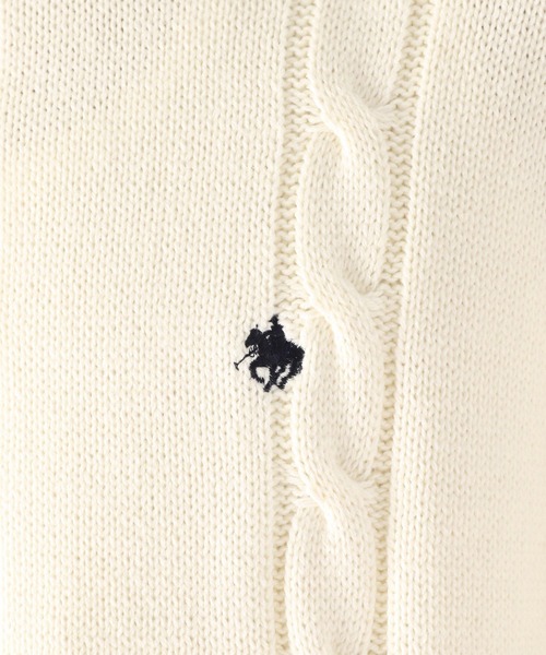 POLO BCS(ポロ ビーシーエス)の「【POLO BCS(ポロ・ビーシーエス)】コラボニットプルオーバー(ニット/セーター・メンズ・オフホワイト/ネイビー・LARGE/MEDIUM)」の4枚目の写真
