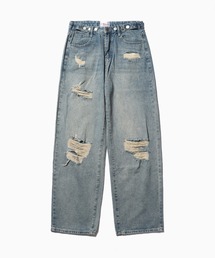 realsyndrome | Tattered Denim Pants デニムパンツ(デニムパンツ)
