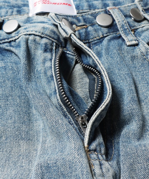 realsyndrome(リアルシンドローム)の「Tattered Denim Pants デニムパンツ(デニムパンツ・メンズ・ブルー・M/L/XL)」の5枚目の写真