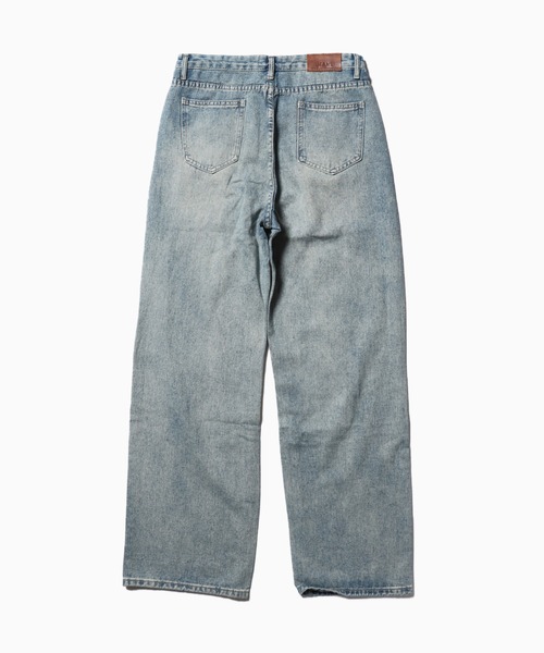realsyndrome(リアルシンドローム)の「Tattered Denim Pants デニムパンツ(デニムパンツ・メンズ・ブルー・M/L/XL)」の11枚目の写真
