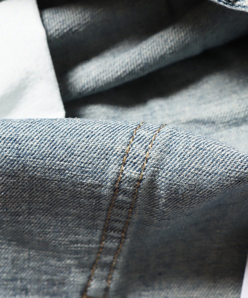 realsyndrome(リアルシンドローム)の「Tattered Denim Pants デニムパンツ(デニムパンツ・メンズ・ブルー・M/L/XL)」の10枚目の写真