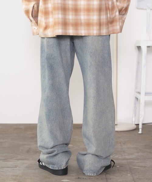 realsyndrome(リアルシンドローム)の「Tattered Denim Pants デニムパンツ(デニムパンツ・メンズ・ブルー・M/L/XL)」の13枚目の写真