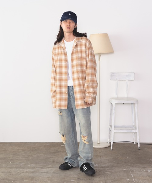 realsyndrome(リアルシンドローム)の「Tattered Denim Pants デニムパンツ(デニムパンツ・メンズ・ブルー・M/L/XL)」の18枚目の写真