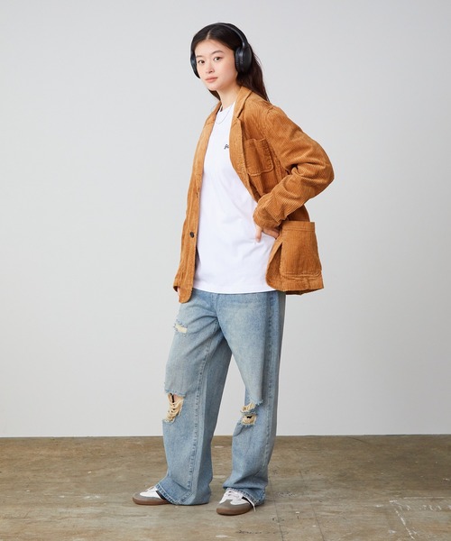 realsyndrome(リアルシンドローム)の「Tattered Denim Pants デニムパンツ(デニムパンツ・メンズ・ブルー・M/L/XL)」の21枚目の写真