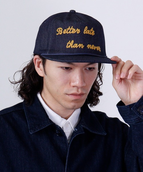 Sense of Grace（センスオブグレース）の「オールデニム トラッカーキャップ（キャップ・メンズ・ネイビー/ブラック・FREE）」の4枚目の写真