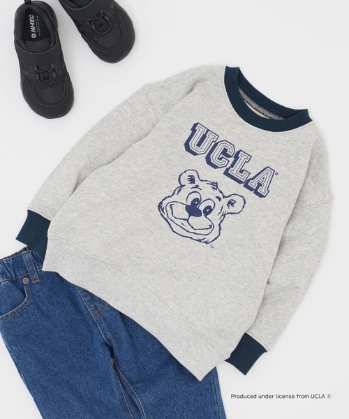 UCLA（ユーシーエルエー）の「【KIDS】【UCLA/ユーシーエルエー】TYPY別注BIG JOEプリントリンガースウェット（スウェット・キッズ・グリーン/ネイビー・L/S/XXL/M/XL）」の5枚目の写真