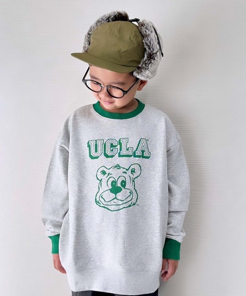 UCLA（ユーシーエルエー）の「【KIDS】【UCLA/ユーシーエルエー】TYPY別注BIG JOEプリントリンガースウェット（スウェット・キッズ・グリーン/ネイビー・L/S/XXL/M/XL）」の20枚目の写真