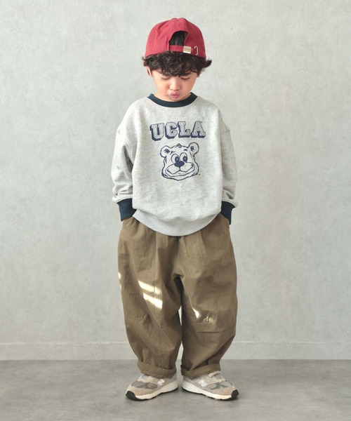 UCLA（ユーシーエルエー）の「【KIDS】【UCLA/ユーシーエルエー】TYPY別注BIG JOEプリントリンガースウェット（スウェット・キッズ・グリーン/ネイビー・L/S/XXL/M/XL）」の21枚目の写真