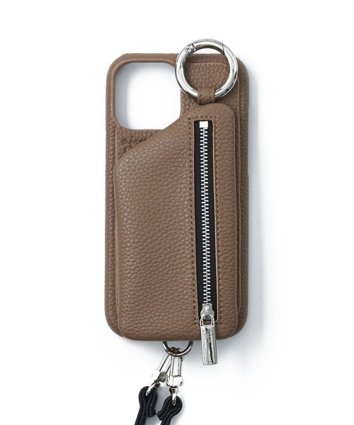 ajew(エジュー)の「ajew/エジュー/【ひも付き】 iPhone15Pro(スマホケース/カバー・レディース・ホワイト/ブラック/ベージュ/ブラウン/グレー/レッド/イエロー/ブルー/モスグリーン/ピンクベージュ/ミント/ピンク系その他5・FREE/F)」の4枚目の写真