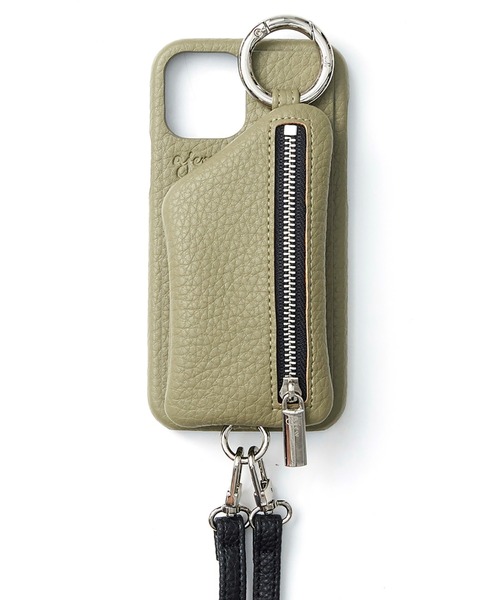 ajew(エジュー)の「ajew/エジュー/【ひも付き】 iPhone15Pro(スマホケース/カバー・レディース・ホワイト/ブラック/ベージュ/ブラウン/グレー/レッド/イエロー/ブルー/モスグリーン/ピンクベージュ/ミント/ピンク系その他5・FREE/F)」の6枚目の写真