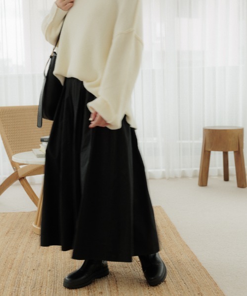 flower(フラワー)の「スムースタートルニット(ニット/セーター・レディース・ピンク/ホワイト・FREE)」の13枚目の写真