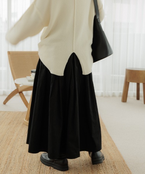 flower(フラワー)の「スムースタートルニット(ニット/セーター・レディース・ピンク/ホワイト・FREE)」の15枚目の写真