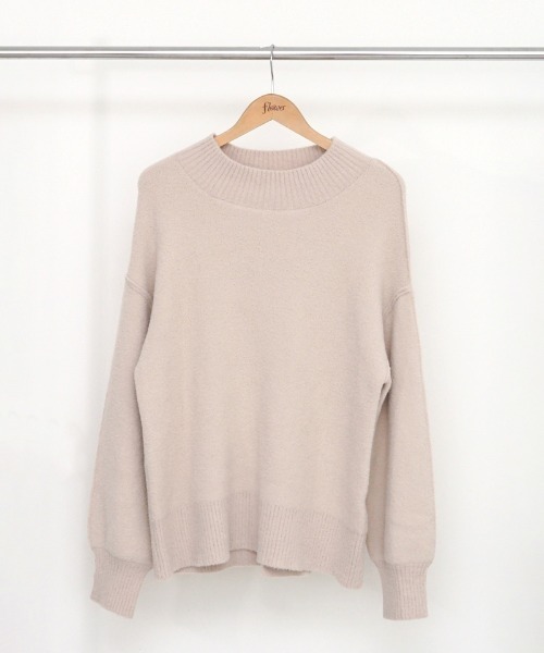 flower(フラワー)の「スムースタートルニット(ニット/セーター・レディース・ピンク/ホワイト・FREE)」の18枚目の写真