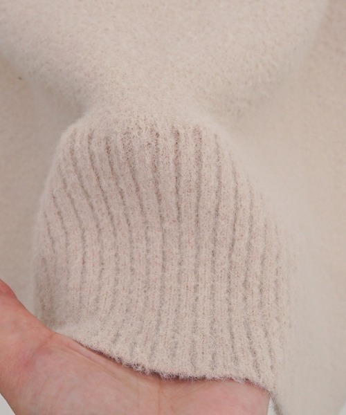 flower(フラワー)の「スムースタートルニット(ニット/セーター・レディース・ピンク/ホワイト・FREE)」の22枚目の写真