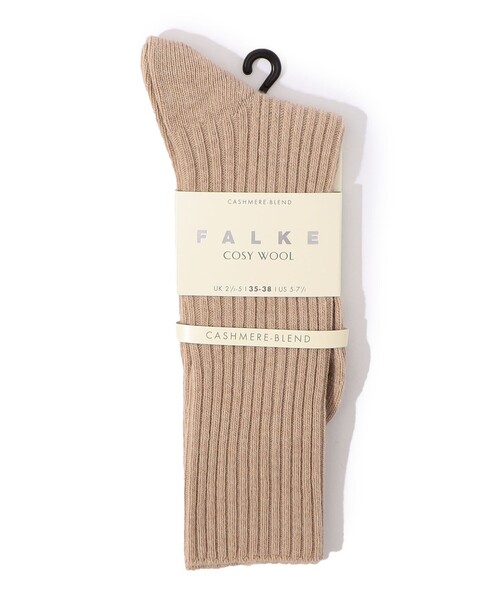 FALKE（ファルケ）の「FALKE COSY WOOL ブーツソックス（ソックス/靴下・レディース・キャメル/グレー/ホワイト/ブラック・FREE）」の4枚目の写真
