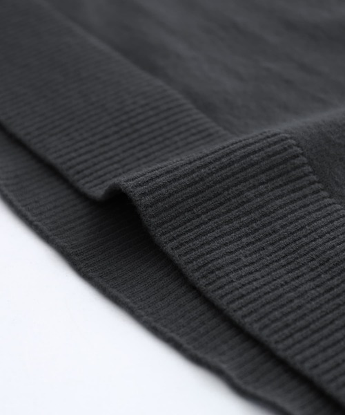 n'OrLABEL（ノアールレーベル）の「『キーネック×ぽわん袖ニット』（ニット/セーター・レディース・チャコールグレー/ブラック/グレイッシュブルー/グレイッシュベージュ/ボルドー・FREE）」の14枚目の写真