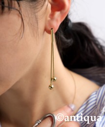 チェーンボールピアス