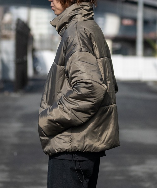 JOHN'S CLOSET（ジョンズクローゼット）の「【40I】エコダウン スタンド ショートジャケット（ダウンジャケット/コート・メンズ・カーキ/ネイビー/ブラック・LARGE/MEDIUM）」の18枚目の写真