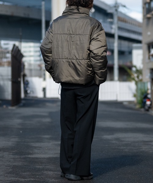 JOHN'S CLOSET（ジョンズクローゼット）の「【40I】エコダウン スタンド ショートジャケット（ダウンジャケット/コート・メンズ・カーキ/ネイビー/ブラック・LARGE/MEDIUM）」の11枚目の写真