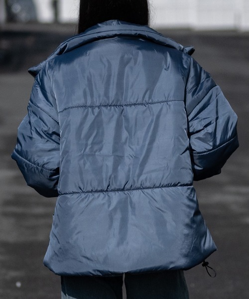 JOHN'S CLOSET（ジョンズクローゼット）の「【40I】エコダウン スタンド ショートジャケット（ダウンジャケット/コート・メンズ・カーキ/ネイビー/ブラック・LARGE/MEDIUM）」の15枚目の写真