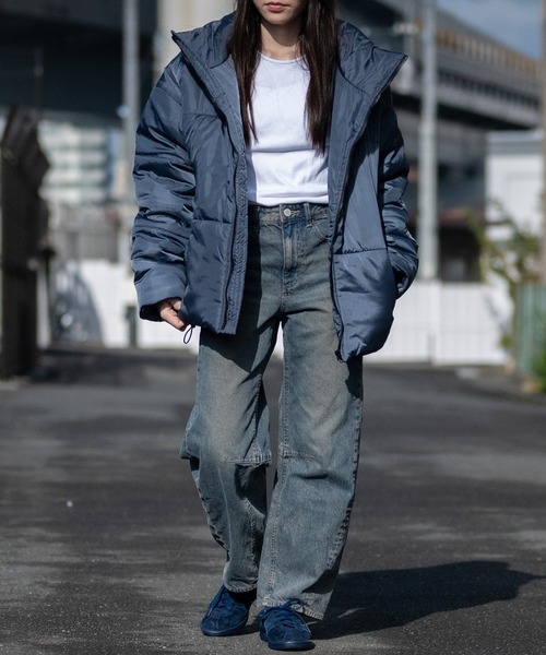 JOHN'S CLOSET（ジョンズクローゼット）の「【40I】エコダウン スタンド ショートジャケット（ダウンジャケット/コート・メンズ・カーキ/ネイビー/ブラック・LARGE/MEDIUM）」の14枚目の写真