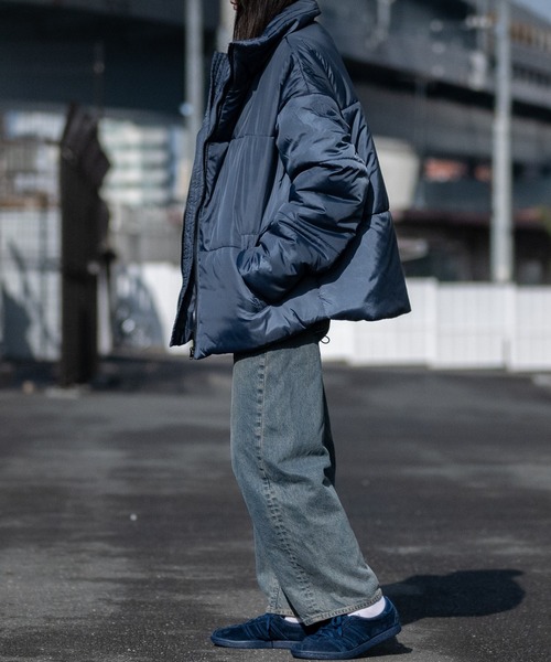 JOHN'S CLOSET（ジョンズクローゼット）の「【40I】エコダウン スタンド ショートジャケット（ダウンジャケット/コート・メンズ・カーキ/ネイビー/ブラック・LARGE/MEDIUM）」の13枚目の写真