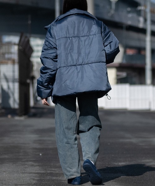 JOHN'S CLOSET（ジョンズクローゼット）の「【40I】エコダウン スタンド ショートジャケット（ダウンジャケット/コート・メンズ・カーキ/ネイビー/ブラック・LARGE/MEDIUM）」の12枚目の写真