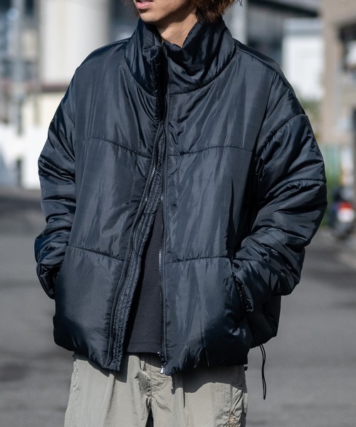 JOHN'S CLOSET（ジョンズクローゼット）の「【40I】エコダウン スタンド ショートジャケット（ダウンジャケット/コート・メンズ・カーキ/ネイビー/ブラック・LARGE/MEDIUM）」の4枚目の写真